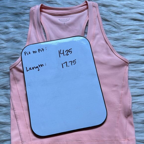 Athleta Cropped Sleeveless Tank in Light Pink / Peach - XS - Picture 8 of 8
